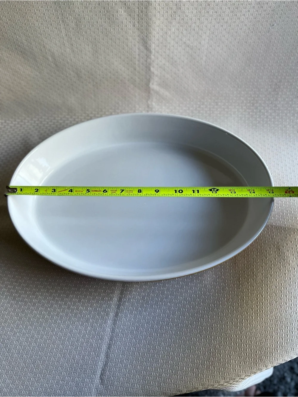 IKEA Yellow Ceramic Oval Baking Dish New